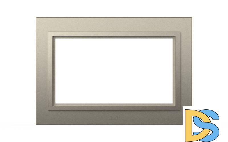 Рамка для двухместной розетки без заземления ELBI Zena 608-011400-908
