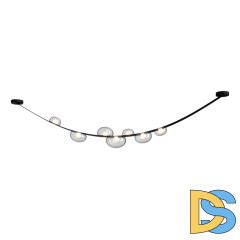 Подвесной светодиодный светильник Crystal Lux Bosque SP7 L3000 Black/Transparent