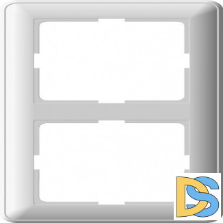 Рамка 2-ая (двойная), Белый, серия Wessen 59, Schneider Electric