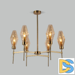 Люстра на штанге Eurosvet Prism 60143/6 латунь a061936