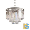 Подвесная люстра Delight Collection 1920s Odeon KR0387P-6 chrome/clear