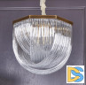 Подвесной светильник Delight Collection Murano Glass A001-554 L9 brass/clear