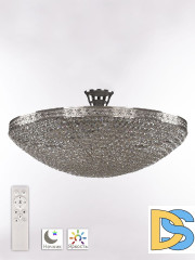 Потолочная люстра Bohemia Ivele Crystal 19321/55IV/LED-DIM Ni