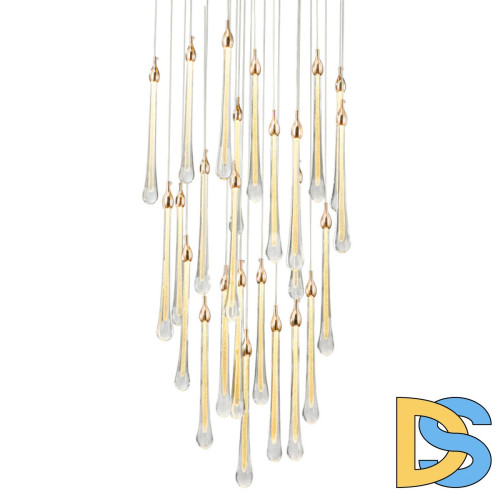 Подвесной светильник Delight Collection Teardrop OM801670-25-G