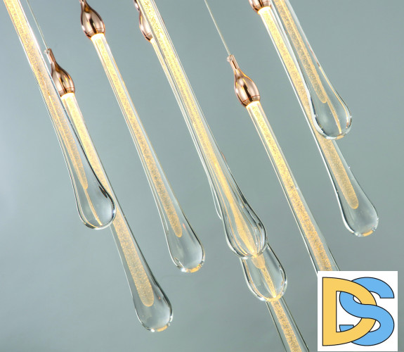 Подвесной светильник Delight Collection Teardrop OM801670-25-G