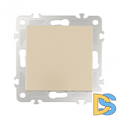 Переключатель одноклавишный перекрестный Arte Milano 206.34-1.shampan