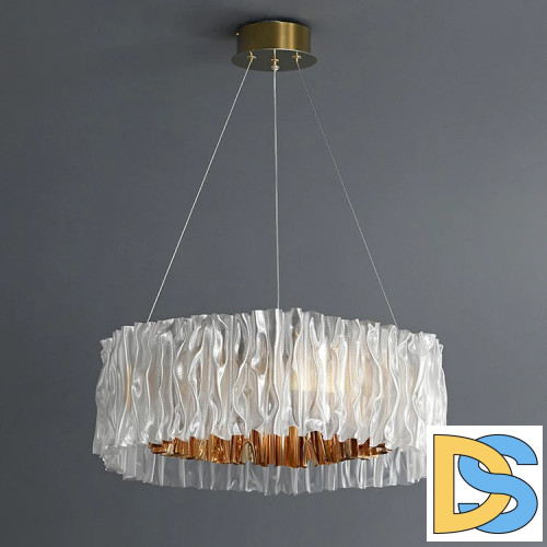 Подвесная люстра Delight Collection Accordeon 10310P-580 white/gold