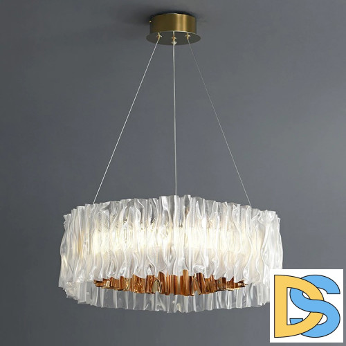 Подвесная люстра Delight Collection Accordeon 10310P-580 white/gold