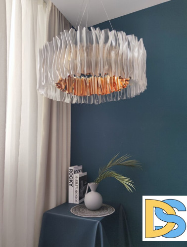 Подвесная люстра Delight Collection Accordeon 10310P-580 white/gold