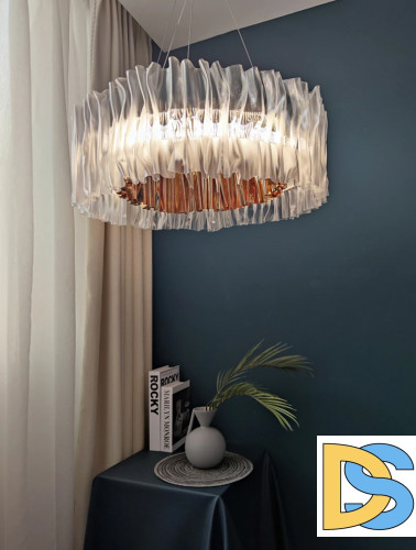 Подвесная люстра Delight Collection Accordeon 10310P-580 white/gold