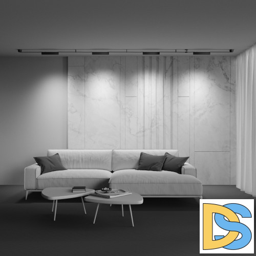 Трековый светильник Maytoni Points TR128B-12W3K-M-B