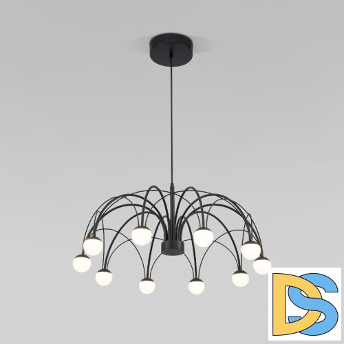 Подвесная люстра Eurosvet Ragno 90034/10 LED черный a069301