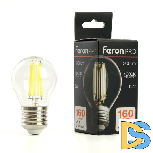 Лампа светодиодная Feron LB-1708 E27 8W 4000K 51254