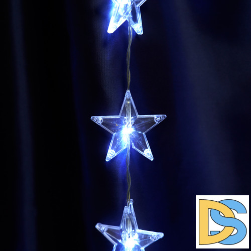 Светодиодная гирлянда занавес Звездочки Feron CL25 48608