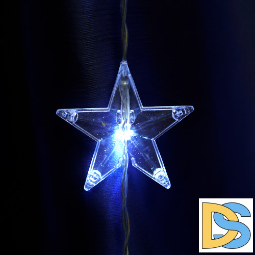 Светодиодная гирлянда занавес Звездочки Feron CL25 48608