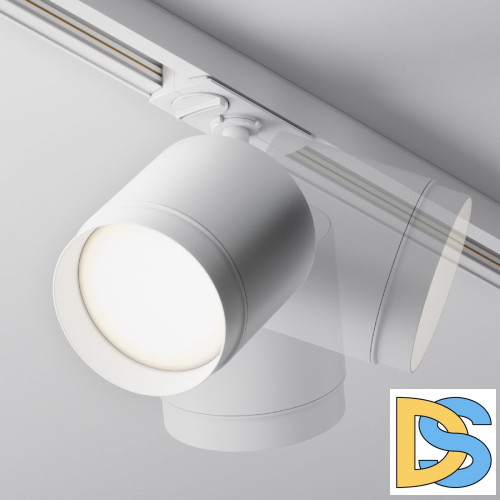 Трековый однофазный светильник Maytoni Polar TR088-1-GX53-W