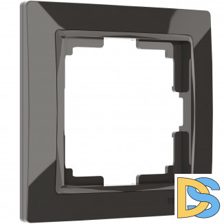 Рамка на 1 пост (серо-коричневый, basic) W0012007