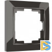 Рамка на 1 пост (серо-коричневый, basic) W0012007