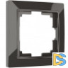 Рамка на 1 пост (серо-коричневый, basic) W0012007