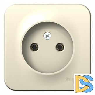 Розетка б/з без шторок 16А, 250В, изолир пластина Schneider Blanca Молочный