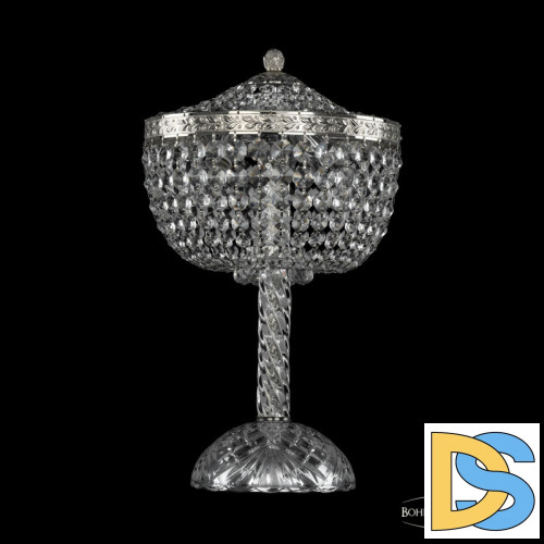 Настольная лампа Bohemia Ivele Crystal 19281L4/25IV Ni