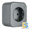 Трековая розетка Arte Milano Am-track-sockets 380022TS/ES Grey