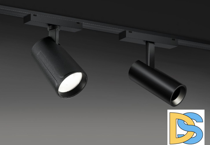 Трековый магнитный светильник iLedex Vision 4825-048-D60-10W-36DG-4000K-BK