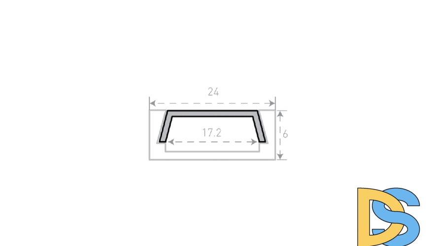 Профиль алюминиевый (комплект) SWG Standard SF-2006 00000000987