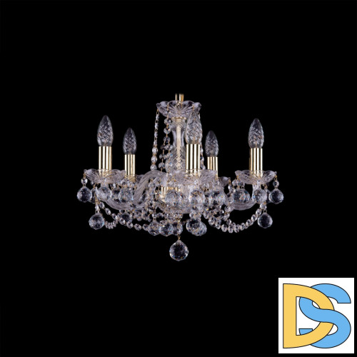 Подвесная люстра Bohemia Ivele Crystal 1402/5/141 G Balls