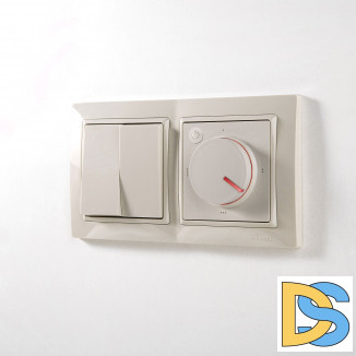 Рамка на 2 поста (слоновая кость, basic) W0022003