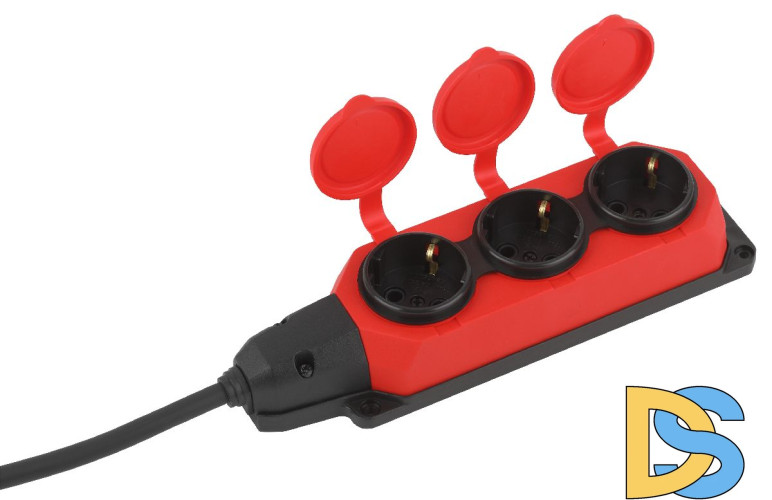 Удлинитель силовой Эра UK-3e-3x1,5-5m-IP44(KG) Б0057579