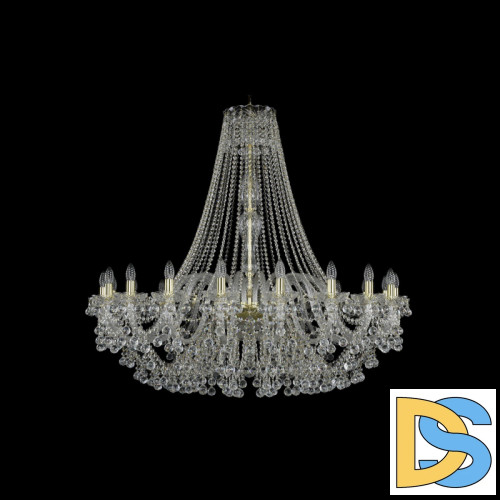 Подвесная люстра Bohemia Ivele Crystal 1409/20/460/h-118 G