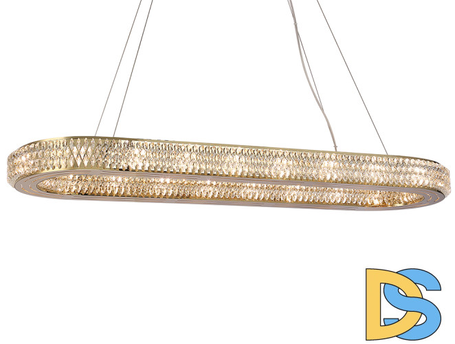 Подвесная люстра Newport Melody 8560/100 C oval gold polished М0070796