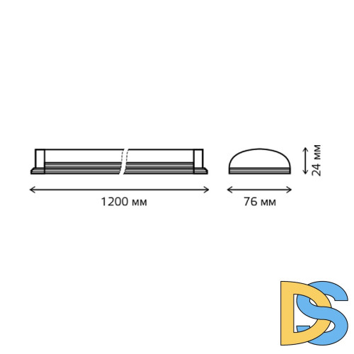 Потолочный светодиодный светильник Gauss 844425236
