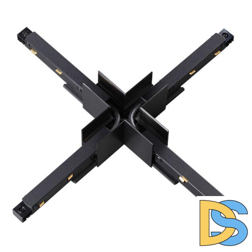 Соединитель с токопроводом для шинопровода Х-образный Novotech Flum 135128