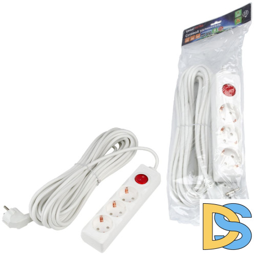 Удлинитель бытовой Uniel Ultra S-GCU3-10B WHITE UL-00010014