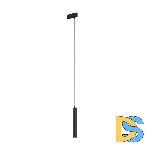 Трековый однофазный светильник Denkirs Simple Spot DK8208-BK