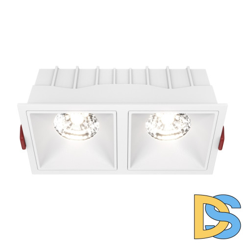 Встраиваемый светильник Maytoni Technical Alfa LED DL043-02-15W4K-SQ-W
