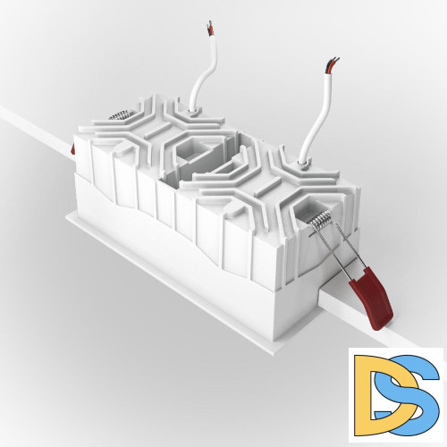 Встраиваемый светильник Maytoni Technical Alfa LED DL043-02-15W4K-SQ-W