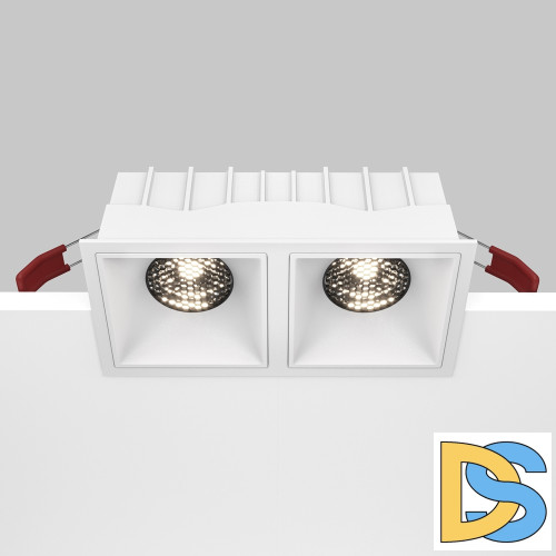 Встраиваемый светильник Maytoni Technical Alfa LED DL043-02-15W4K-SQ-W