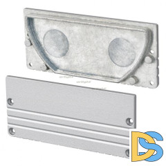 Заглушка Arlight ALU-POWER-W80N глухая 019098