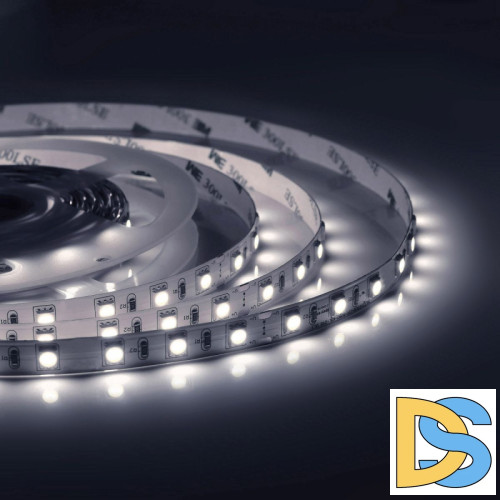 Светодиодная лента Apeyron 24В ПРО 14,4Вт/м smd5050 60д/м IP20 1100Лм/м 5м 4000К 00-317