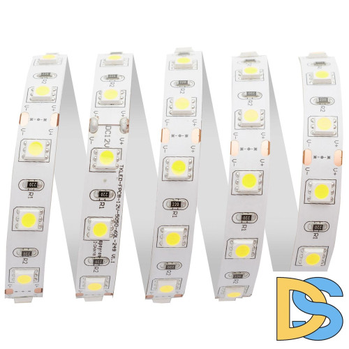 Светодиодная лента Apeyron 24В ПРО 14,4Вт/м smd5050 60д/м IP20 1100Лм/м 5м 4000К 00-317