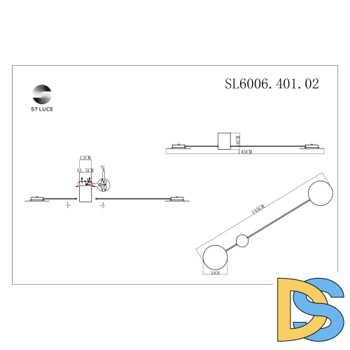 Настенный светильник ST Luce Tondo SL6006.401.02