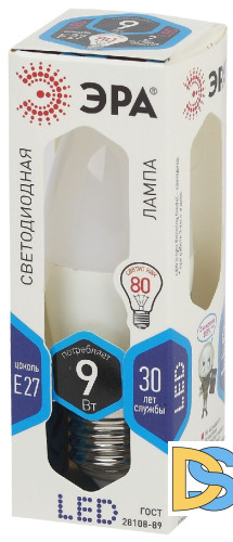 Лампа светодиодная Эра E27 9W 4000K LED B35-9W-840-E27 Б0027972