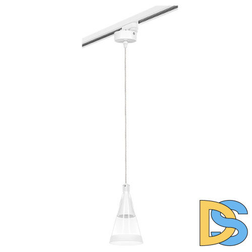 Трековый светильник Lightstar Track 1 white L1T757016 (757016+592006)