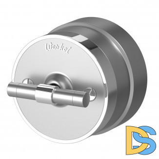 Переключатель/выключатель одноклавишный Vintage (серебро матовый/хром) W5812054