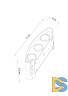 Архитектурный светильник Arte Lamp Bosto A3122AL-6WH