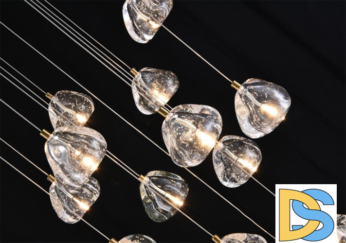 Каскадная люстра DeLight Collection Mizu OM8201015-10 chrome