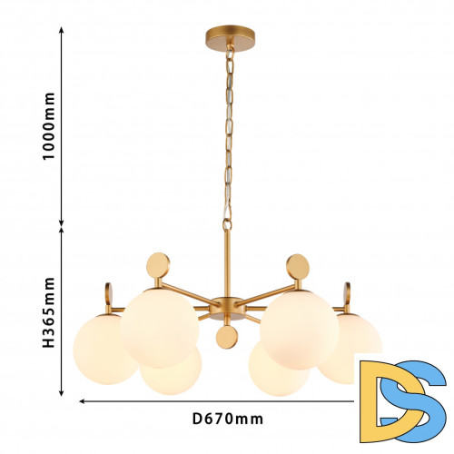 Подвесная люстра Favourite Absolute 2928-6P